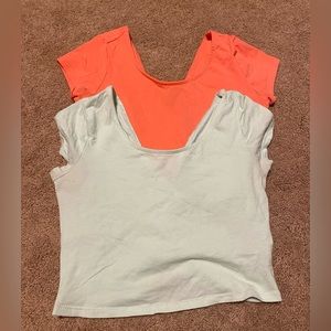 Crop Tops with cross back detail